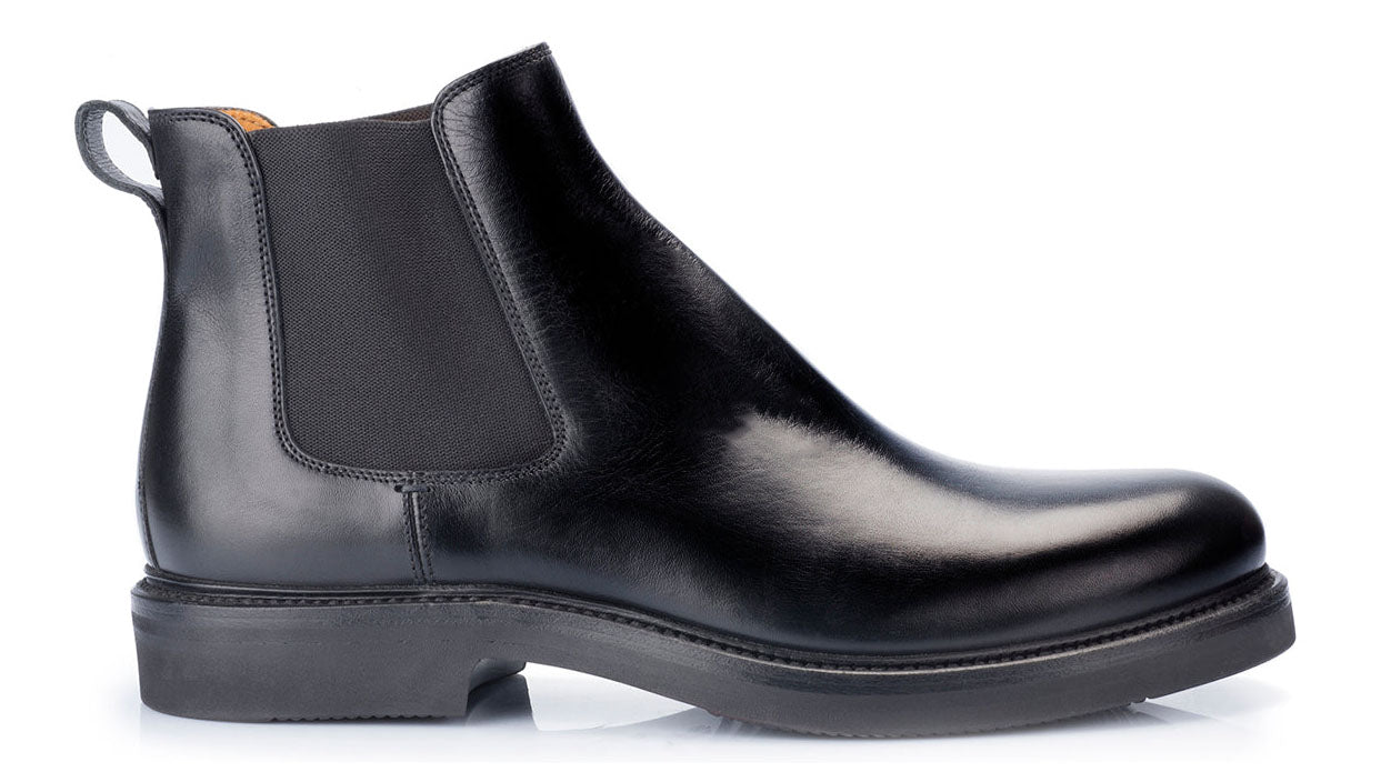 1167 Amsterdam Black Ankle Boots
