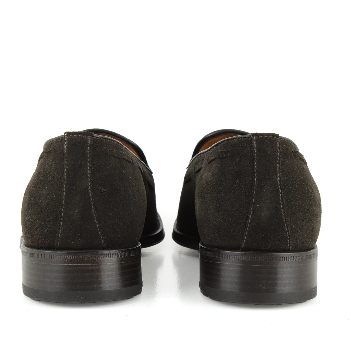 701 Enzo Tassels Loafer <br> Suede Leather Mocca
