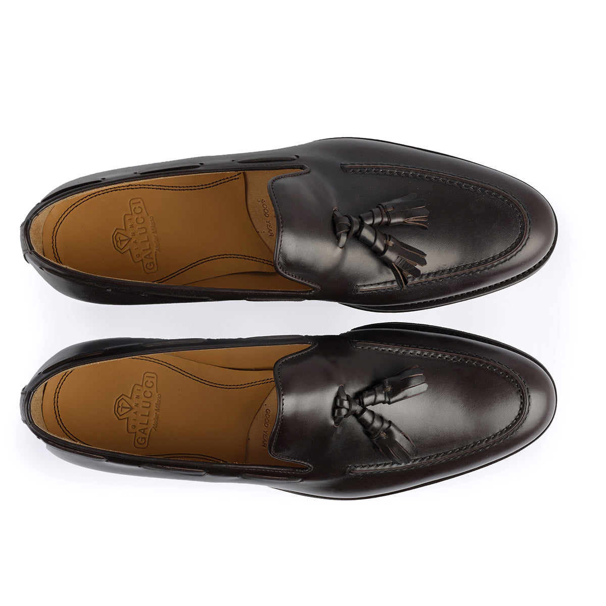 701 Enzo Tassels Loafer Calfskin Leather Dark Brown