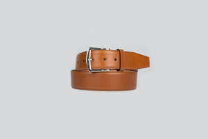 Adjustable belt in calf leather