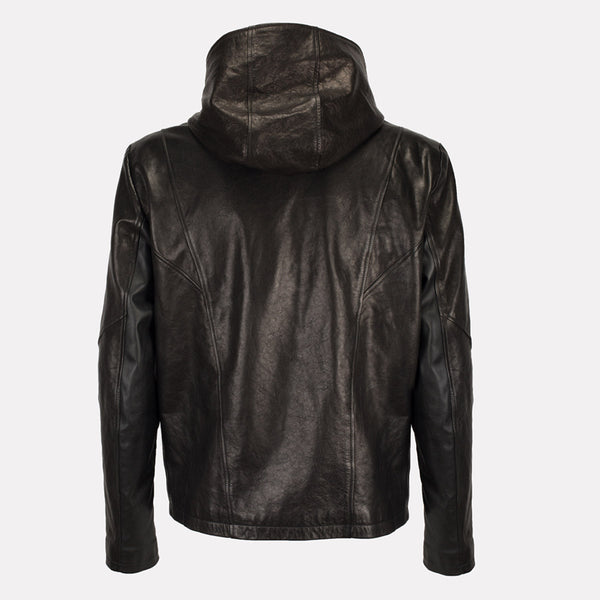 Leather Jacket WOODY in Black